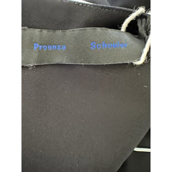 Proenza Scharler Metal Chiffon Embroidery top Size 4 Black - Picture 7 of 10